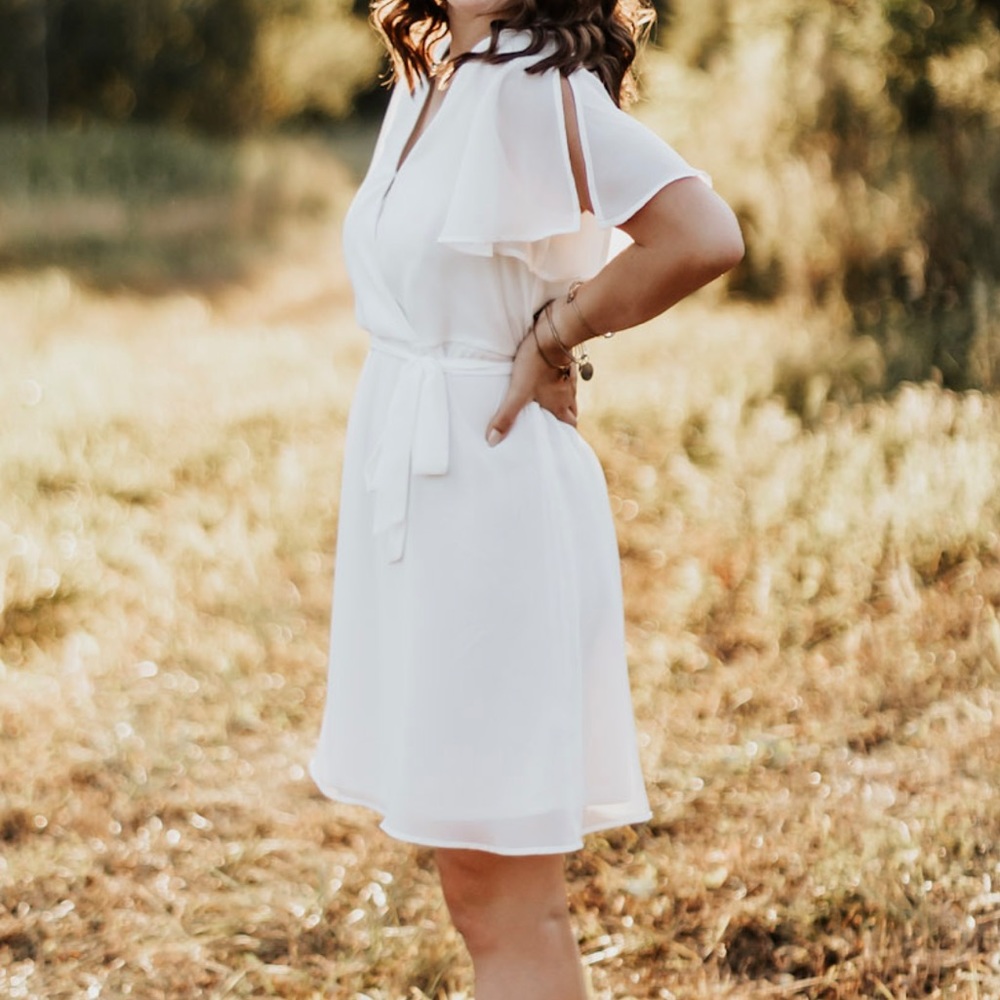 maurices white dress